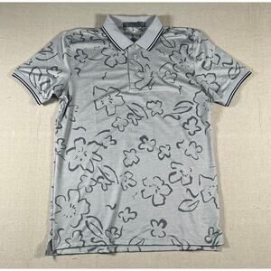 G/Fore Mens Polo Size Small New With Tags All Over Print Preppy Golf Lightweight